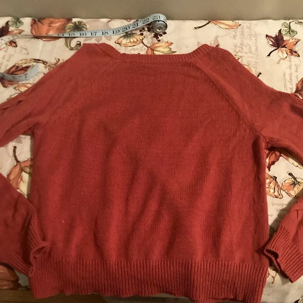 Aeropostale‎ Off-Shoulder Red Sweater